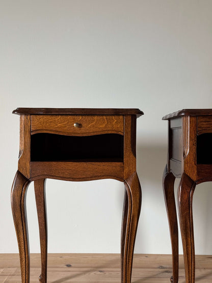 Pair of French vintage bedside tables