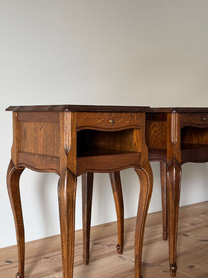 Pair of French vintage bedside tables