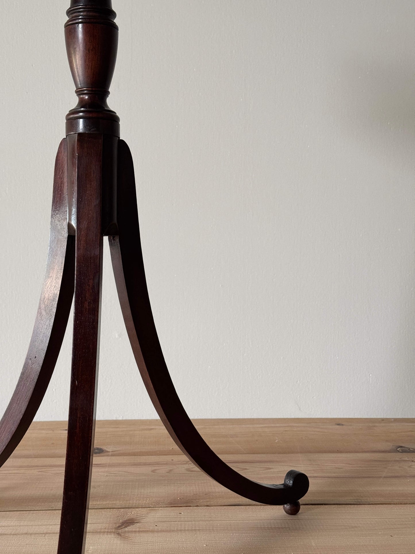 ON HOLD Victorian mahogany side table on splayed legs