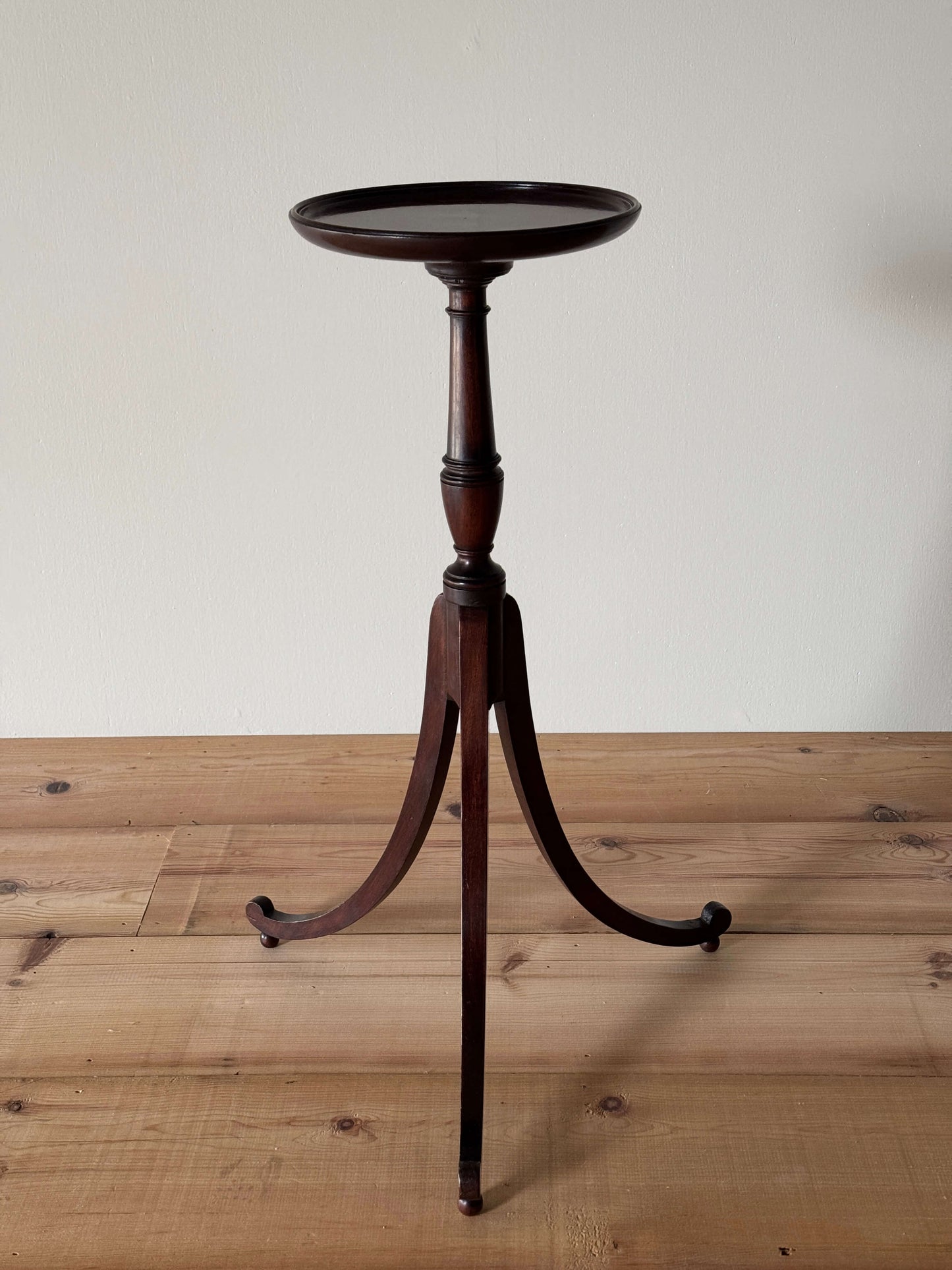 ON HOLD Victorian mahogany side table on splayed legs