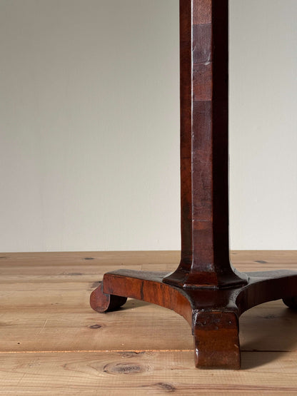 Early Victorian octagonal pedestal table