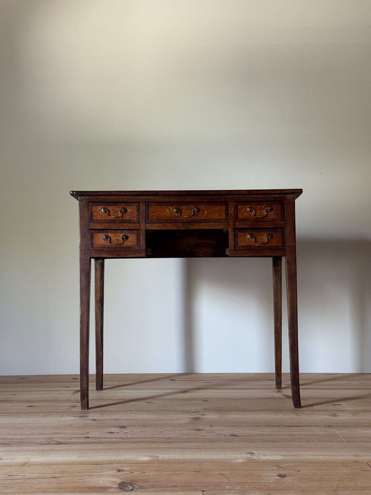 Georgian oak lowboy