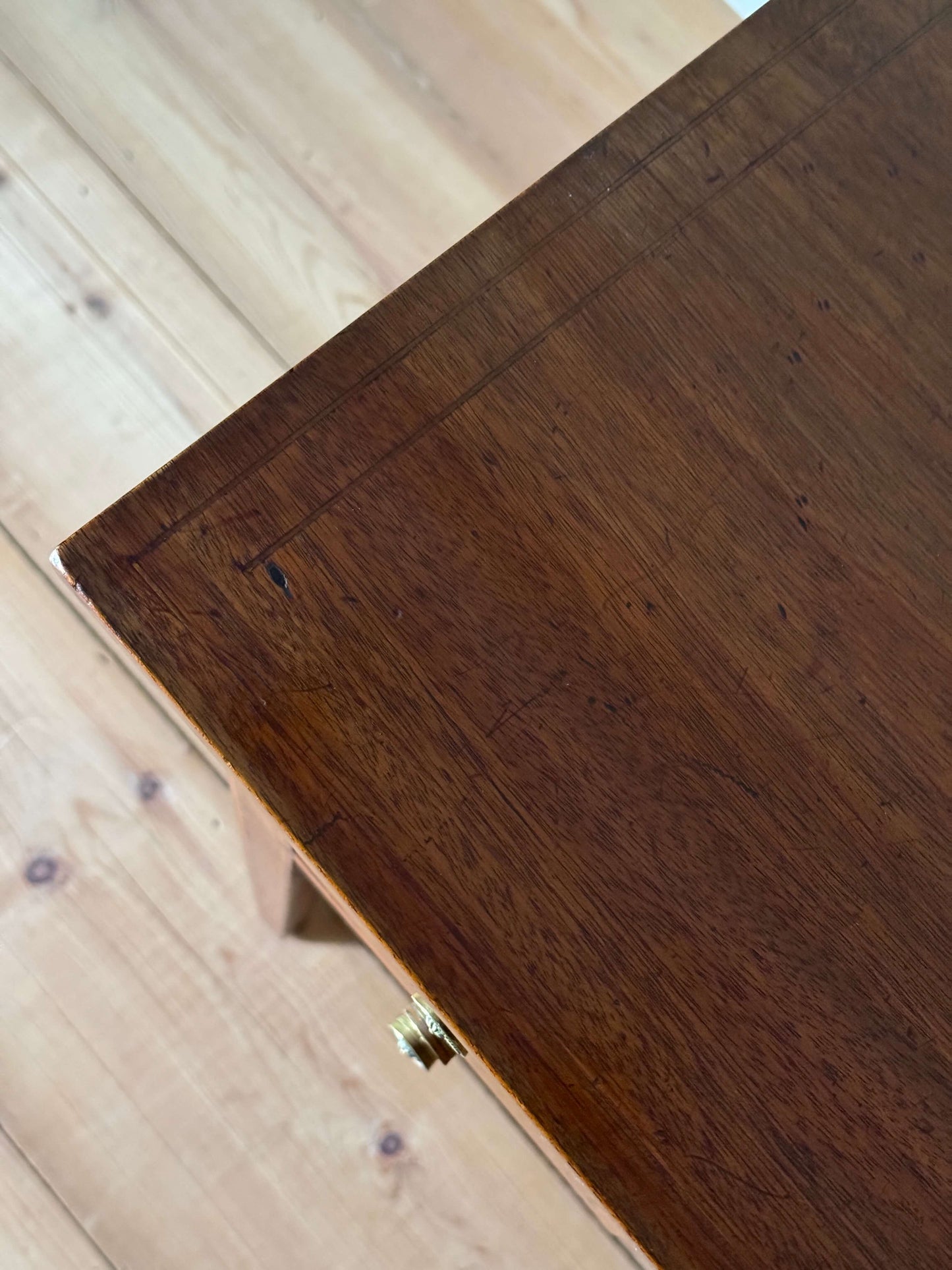 Edwardian mahogany side table