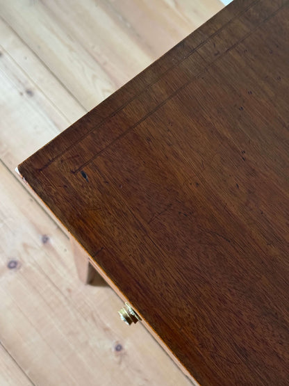 Edwardian mahogany side table