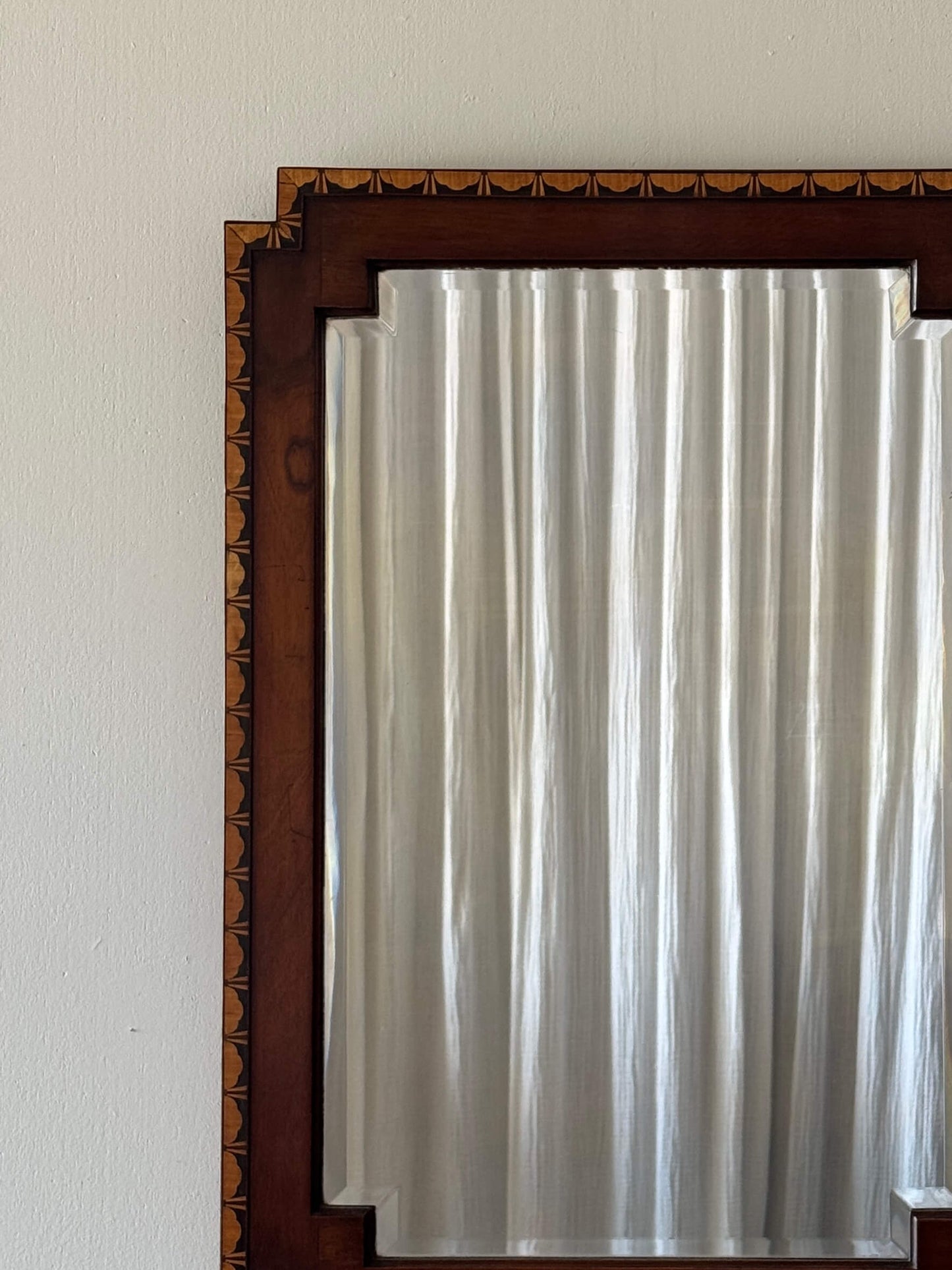 Early 20th-century bevelled mirror