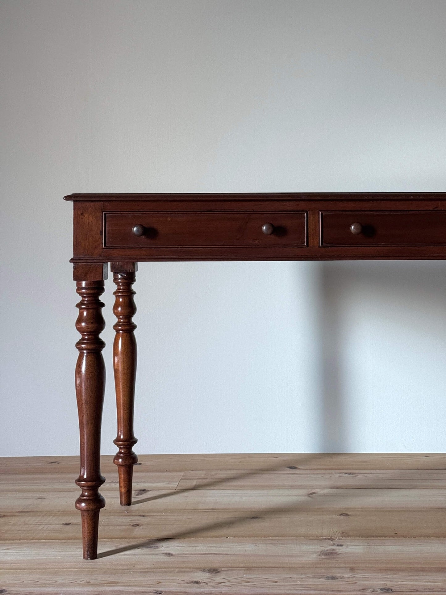 Victorian mahogany console table