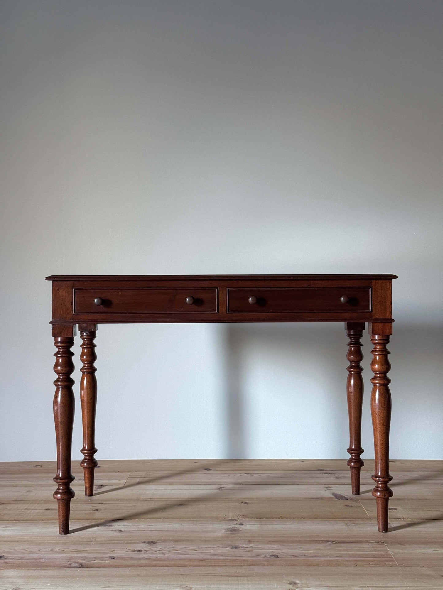 Victorian mahogany console table