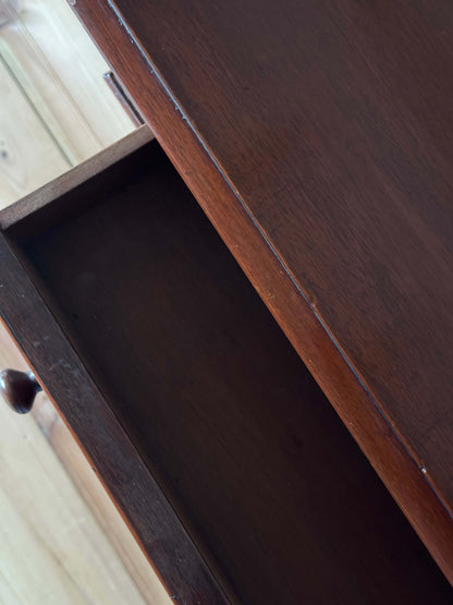 Victorian mahogany console table