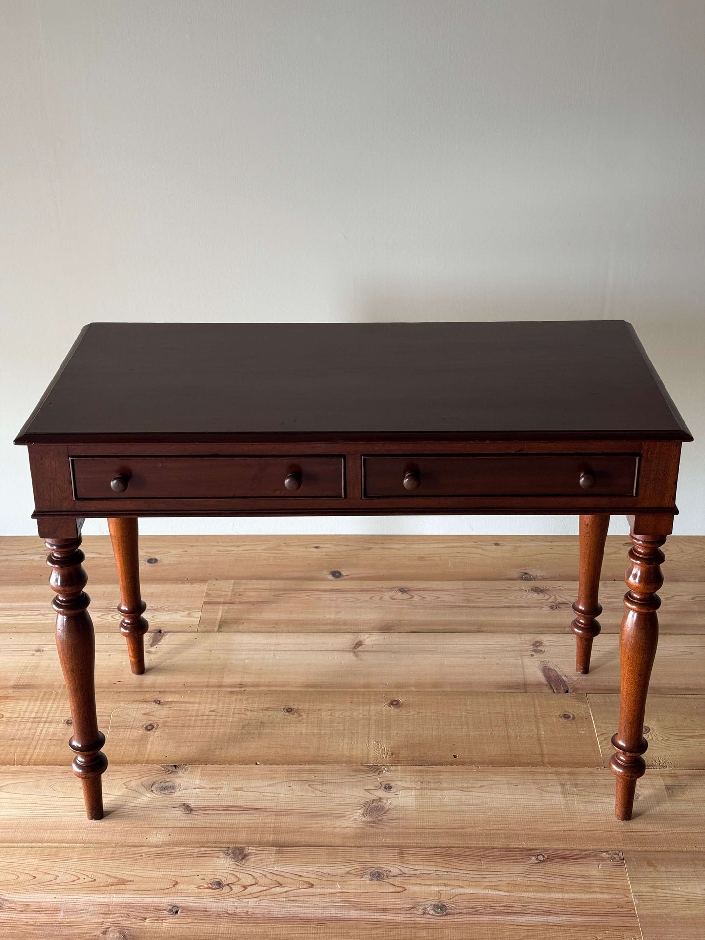 Victorian mahogany console table