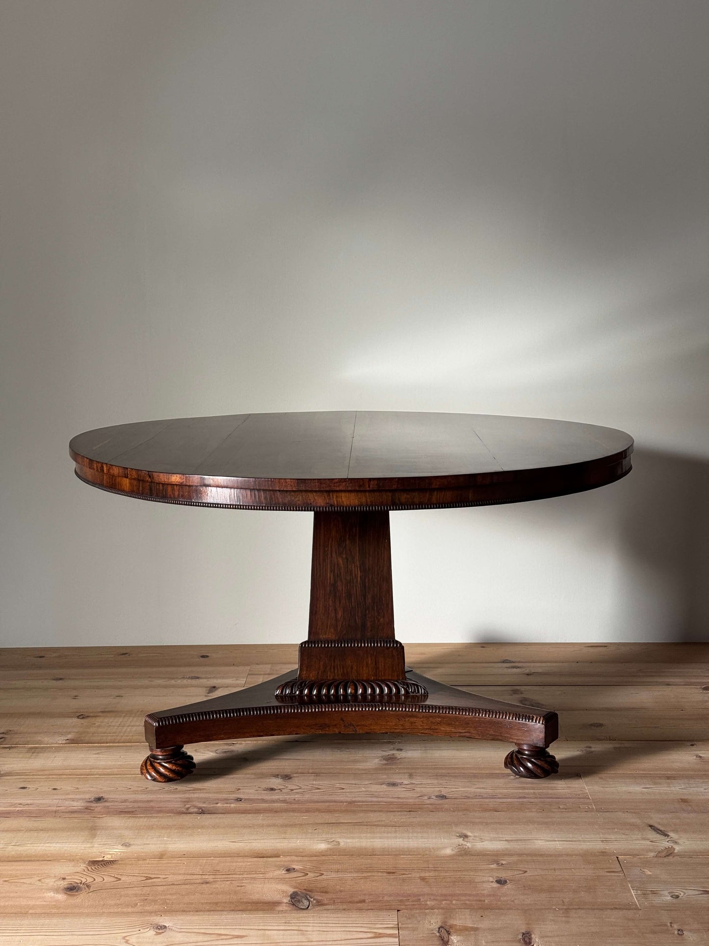 Regency rosewood centre table