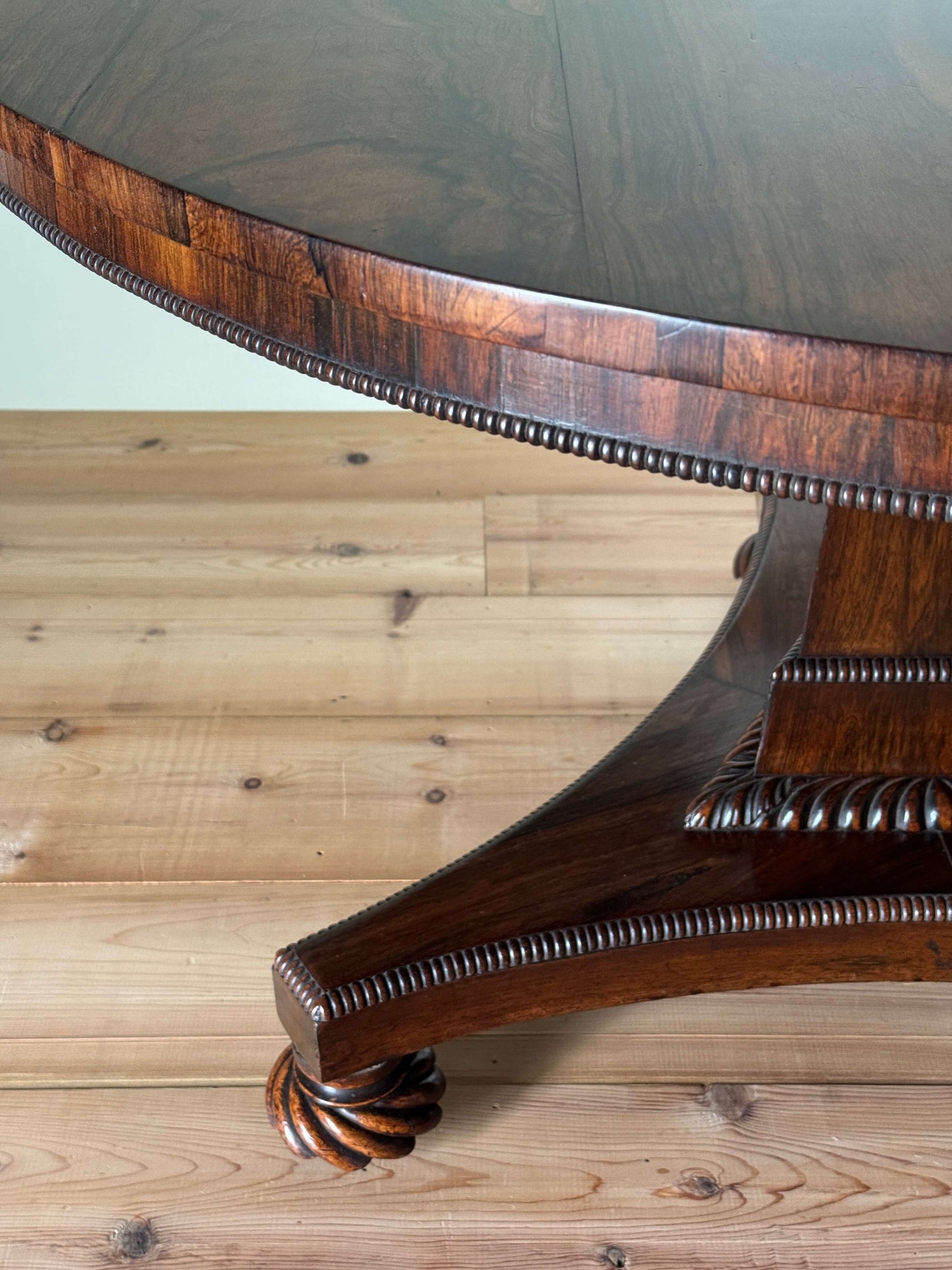 Regency rosewood centre table