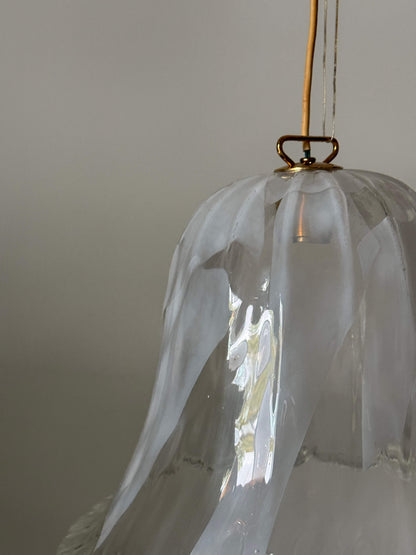 Mid-century Italian Murano glass pendant light