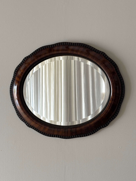 Edwardian scalloped mirror