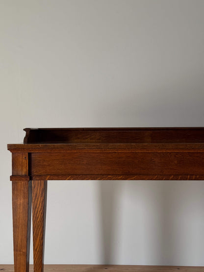 Early 20th century oak console table