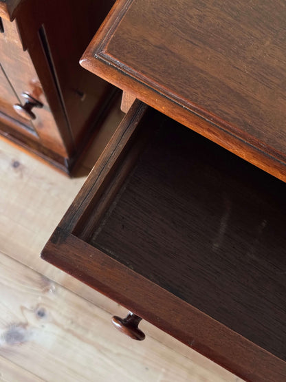 Pair of Victorian mahogany bedside cabinets