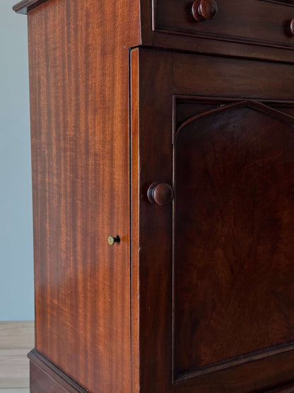 Pair of Victorian mahogany bedside cabinets