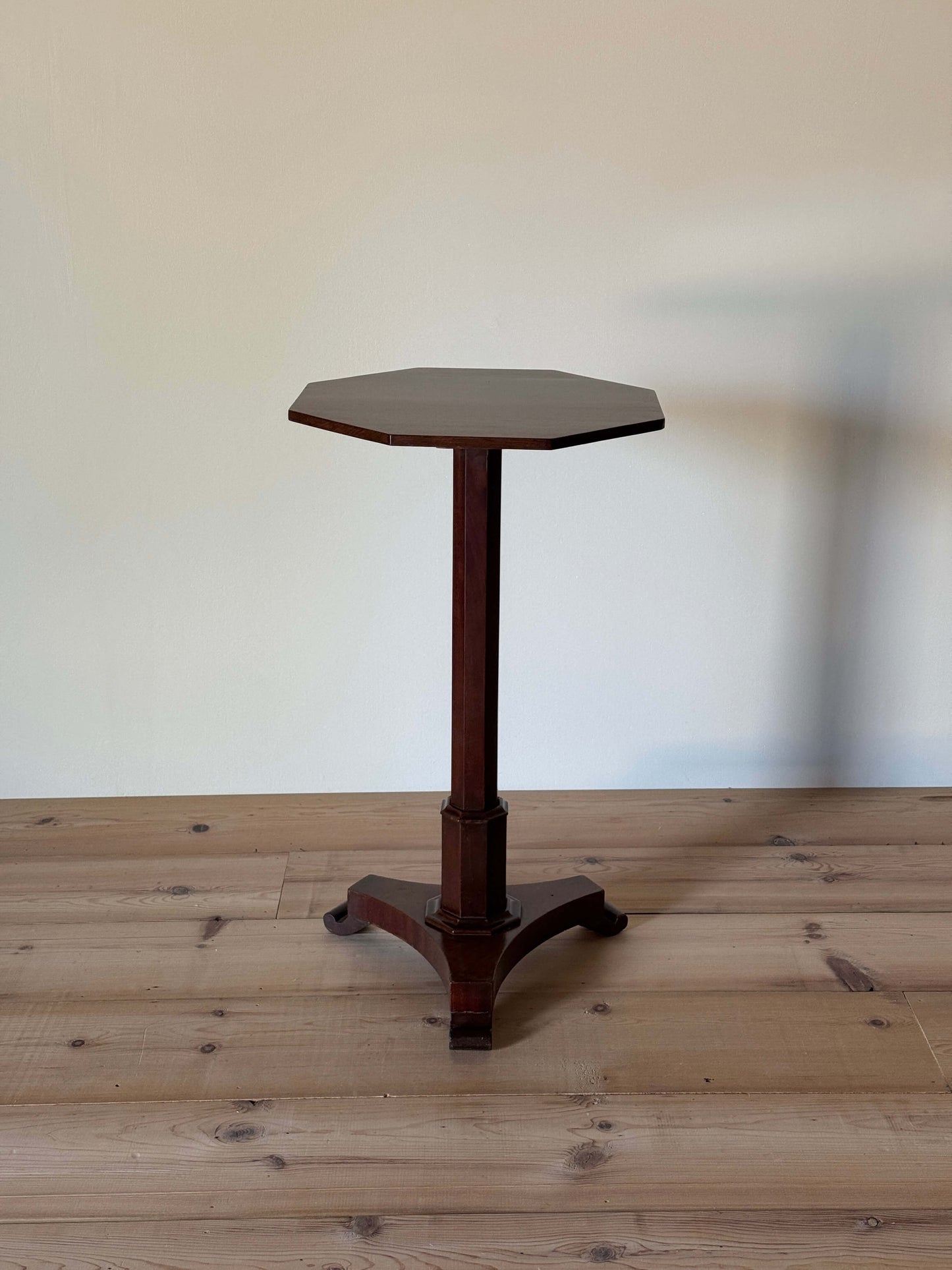 William IV mahogany octagonal side table
