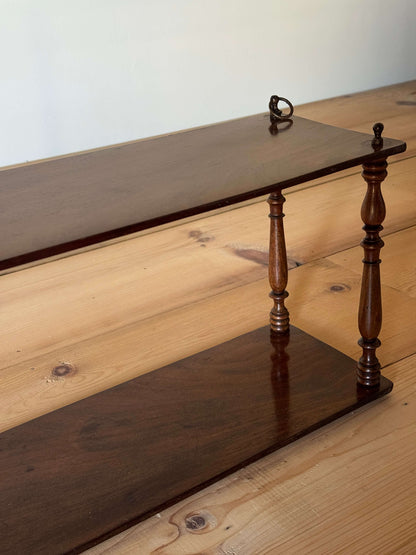 French antique mahogany wall-shelf