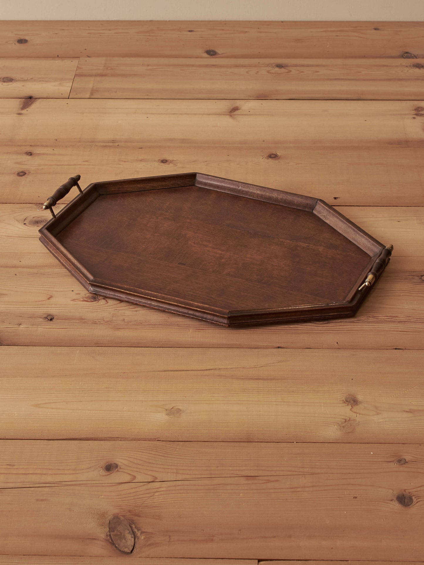 Edwardian oak tray