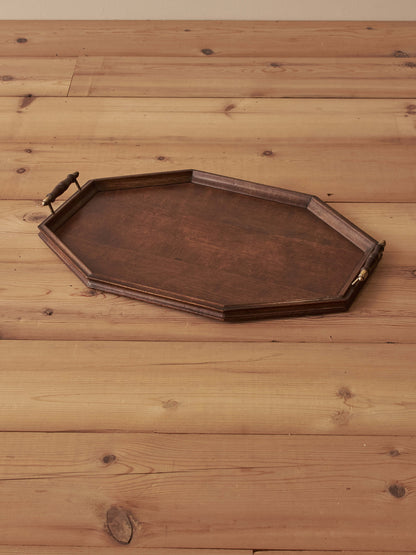 Edwardian oak tray