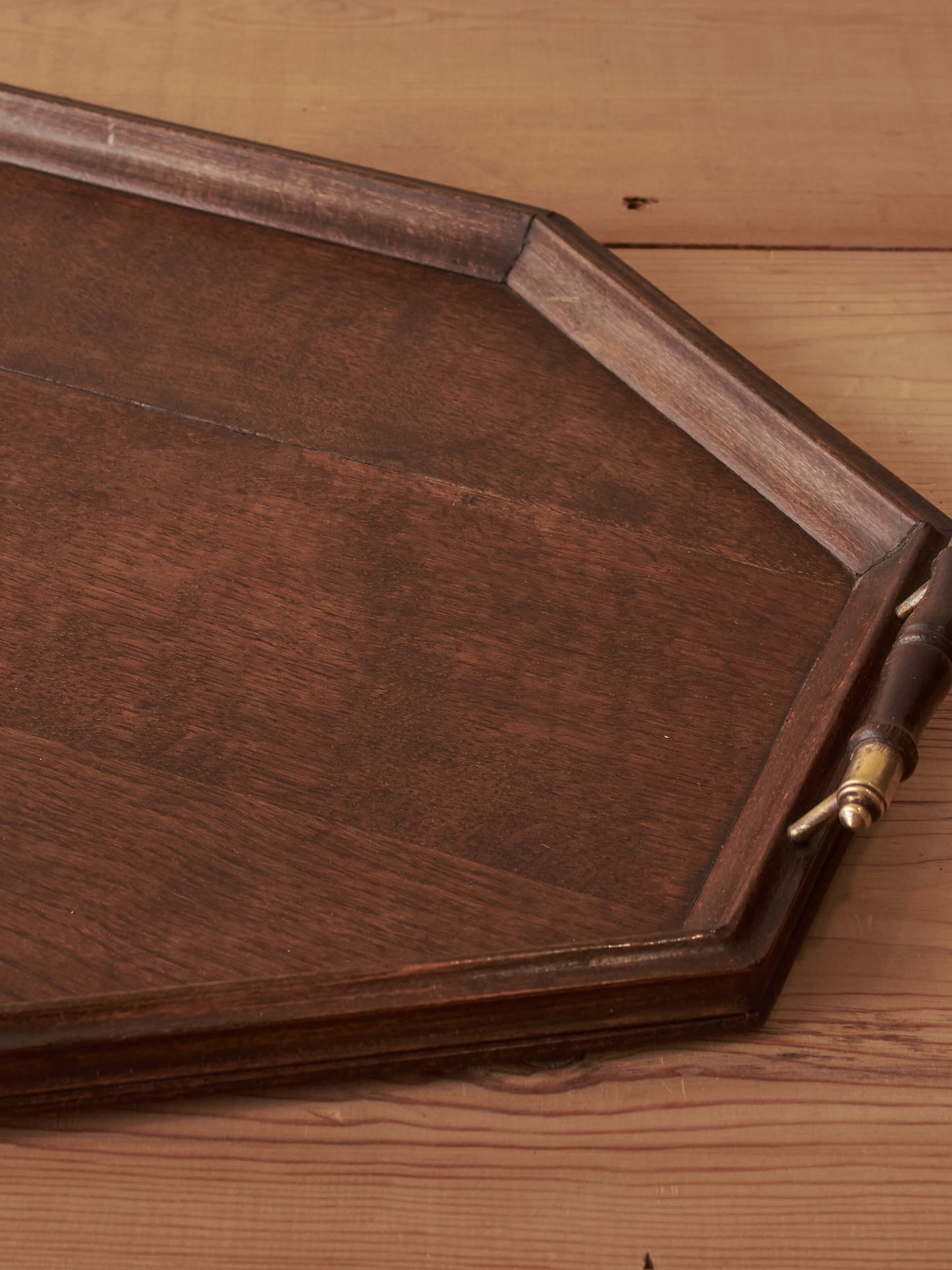 Edwardian oak tray