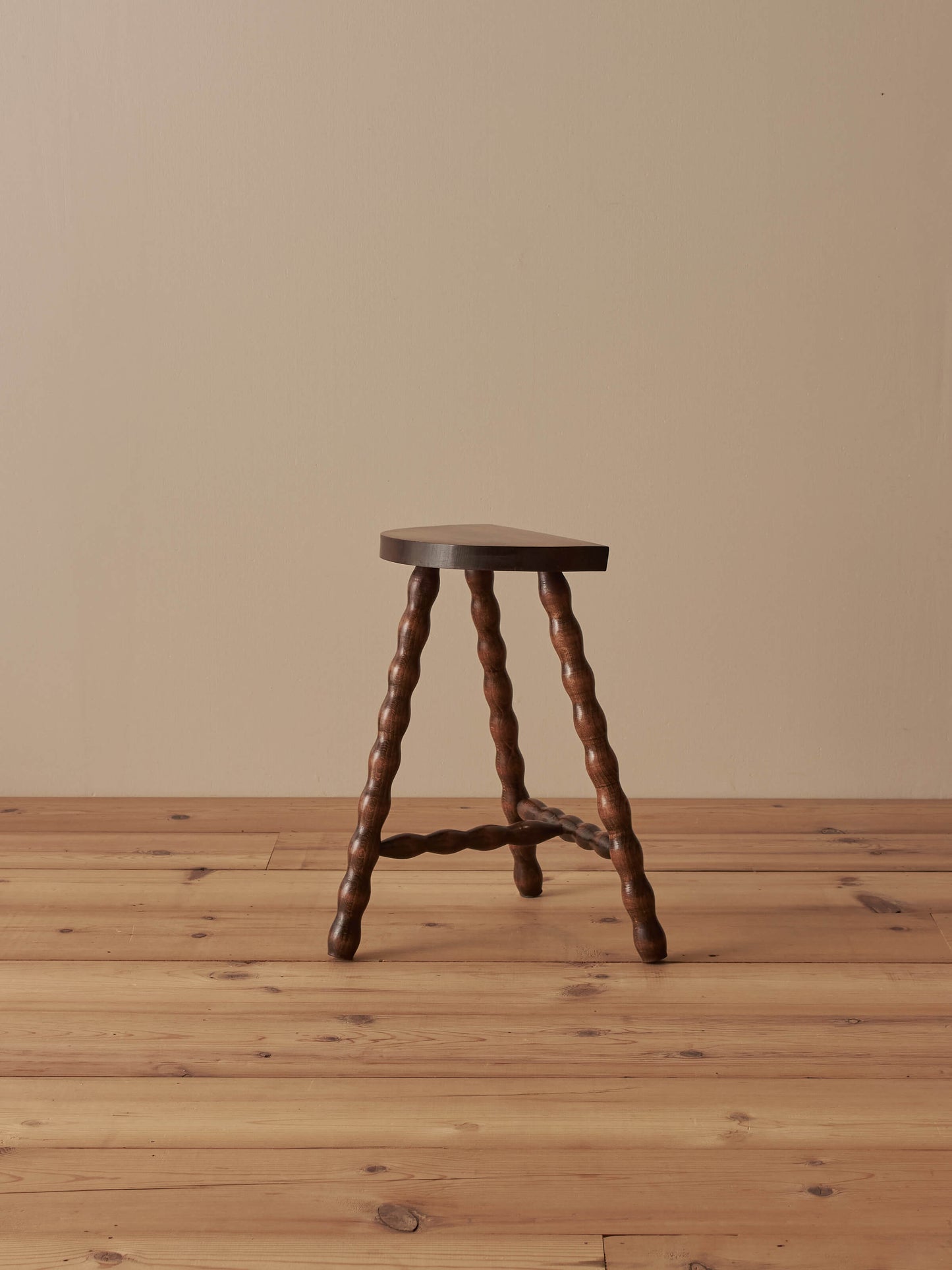 French vintage bobbin stool