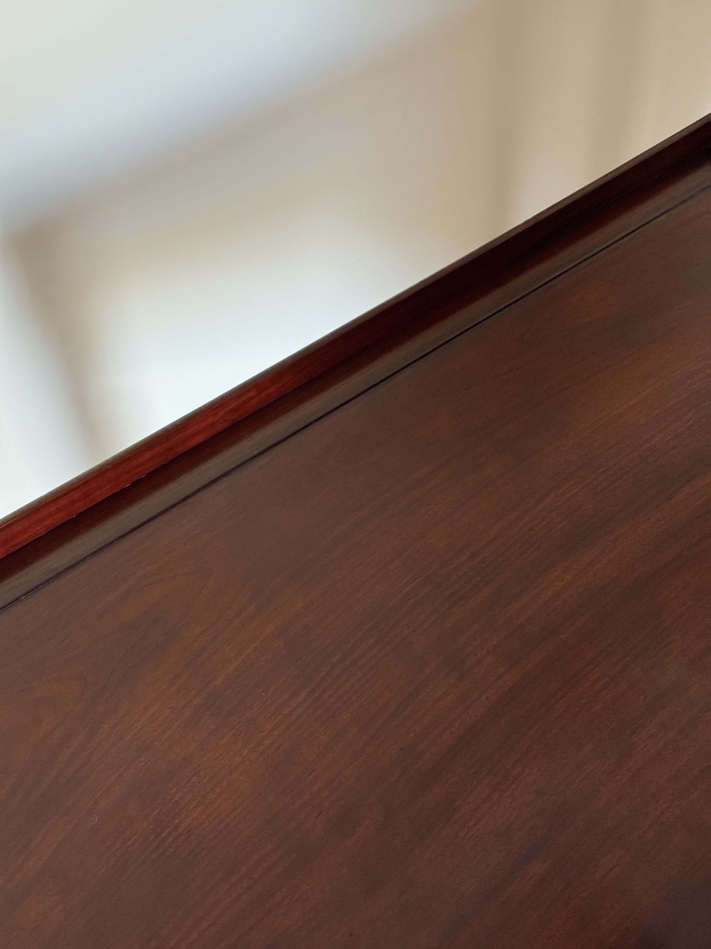 Victorian mahogany desk with gallery