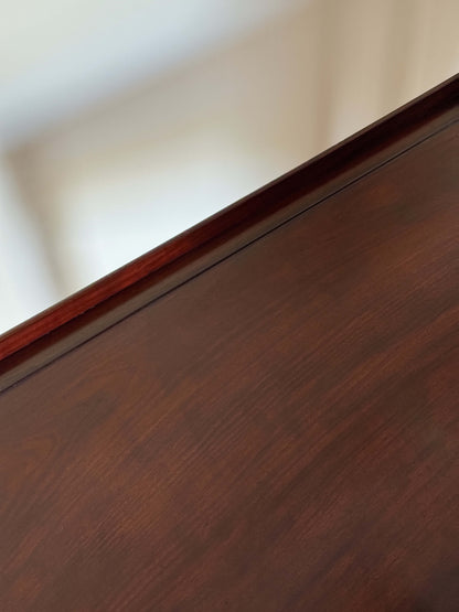 Victorian mahogany desk with gallery