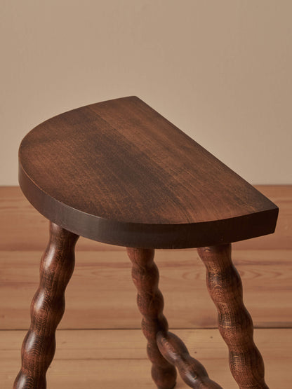 French vintage bobbin stool