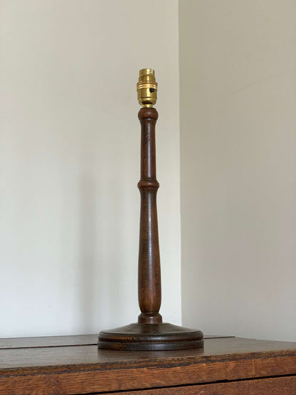 Antique faux bamboo table lamp