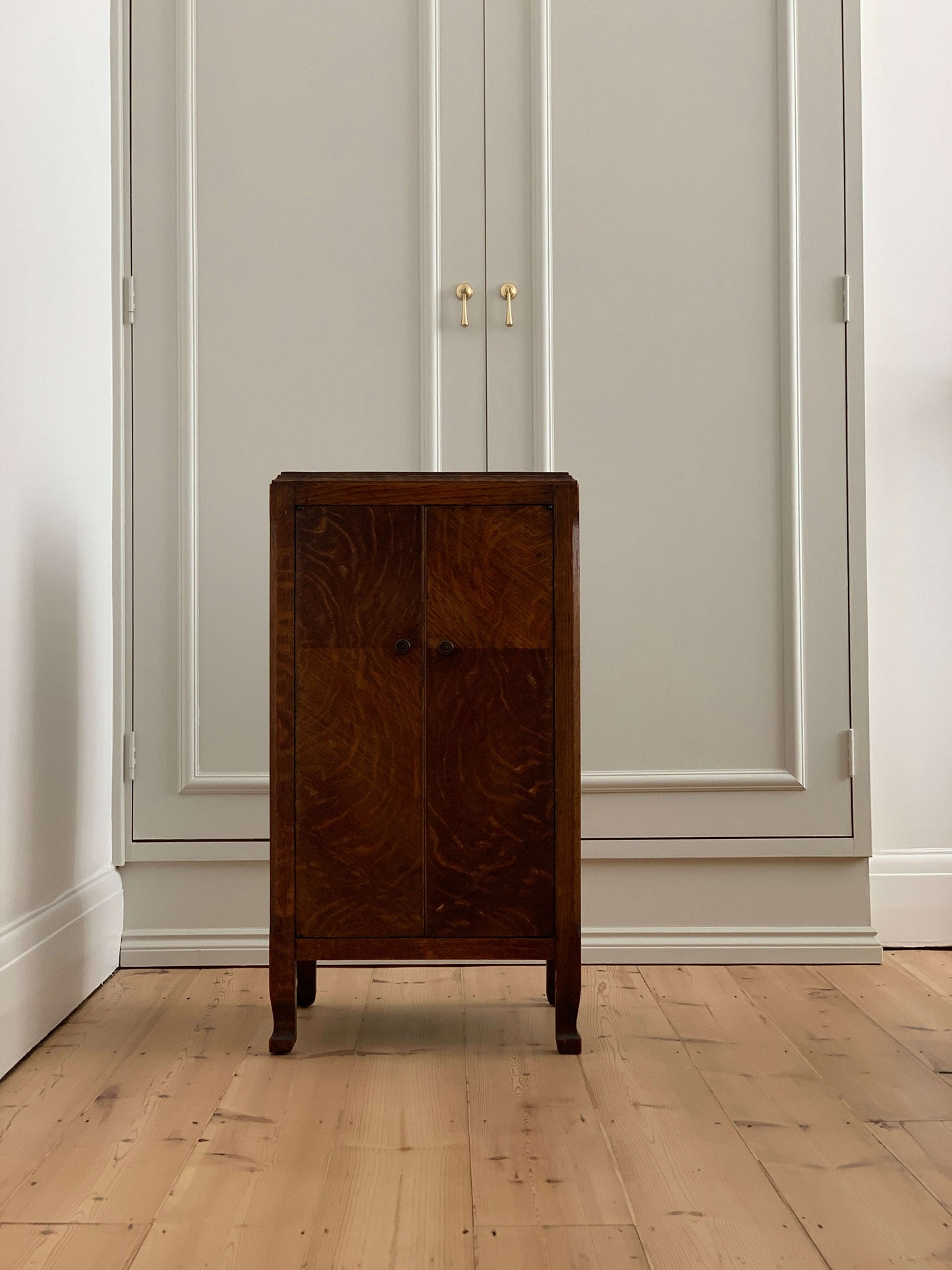 Antique cupboard with shelves