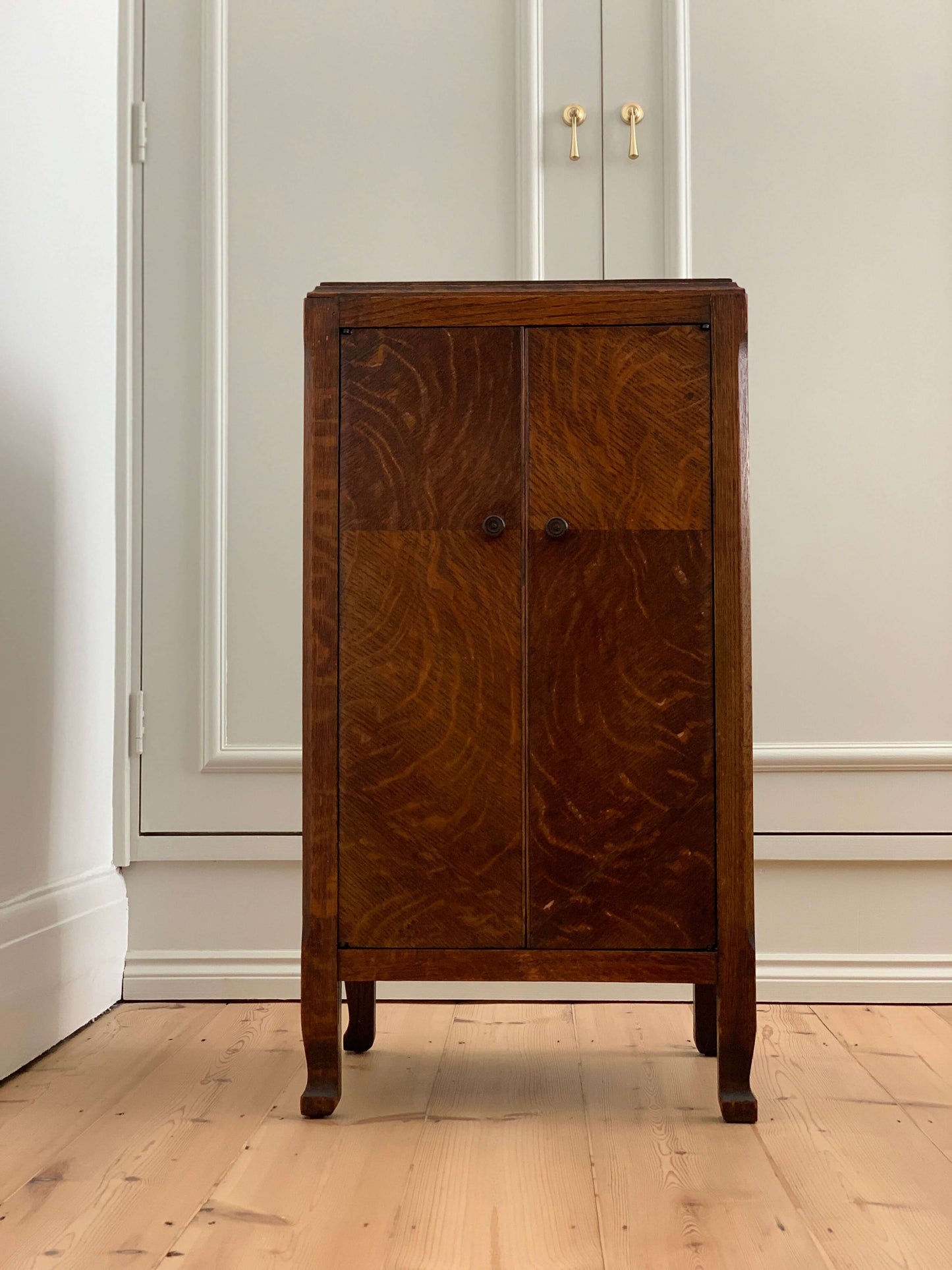 Antique cupboard with shelves