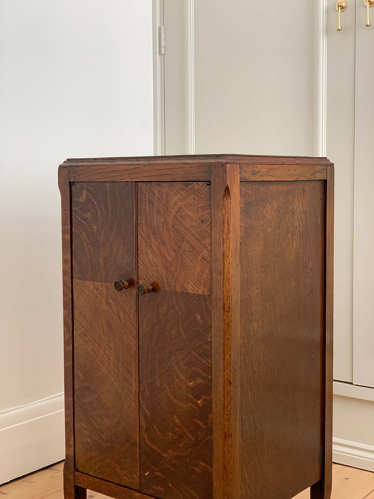 Antique cupboard with shelves