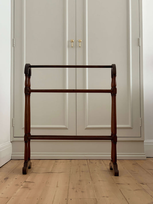 Antique freestanding towel rail