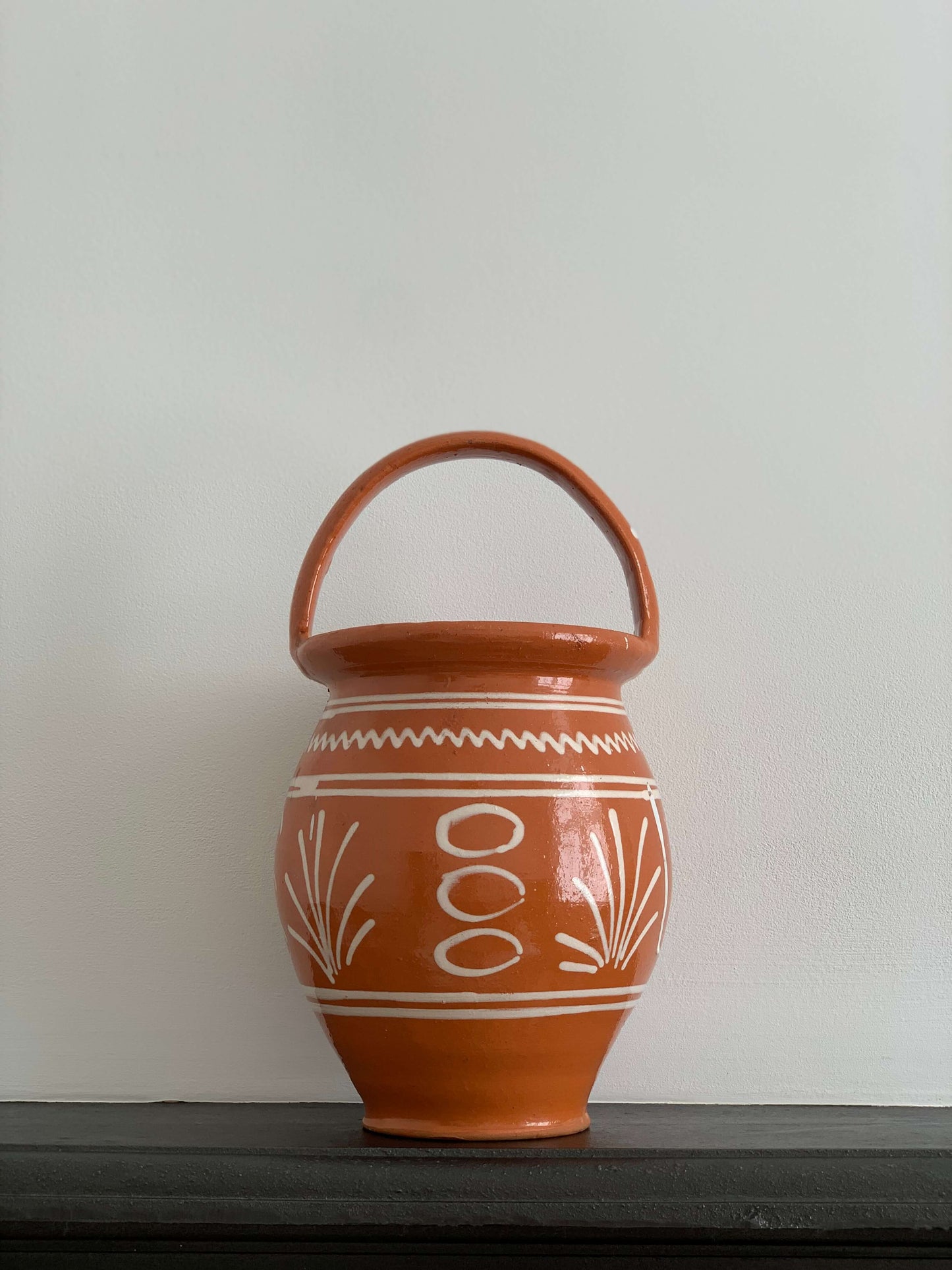 Vintage Hungarian hand-painted vase