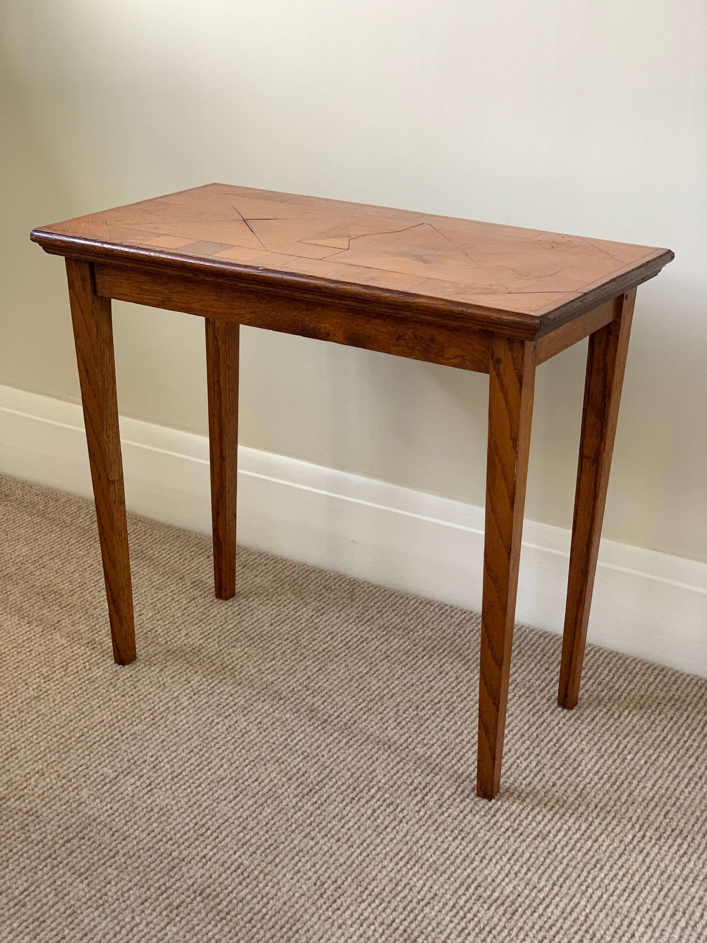 Antique marquetry side table