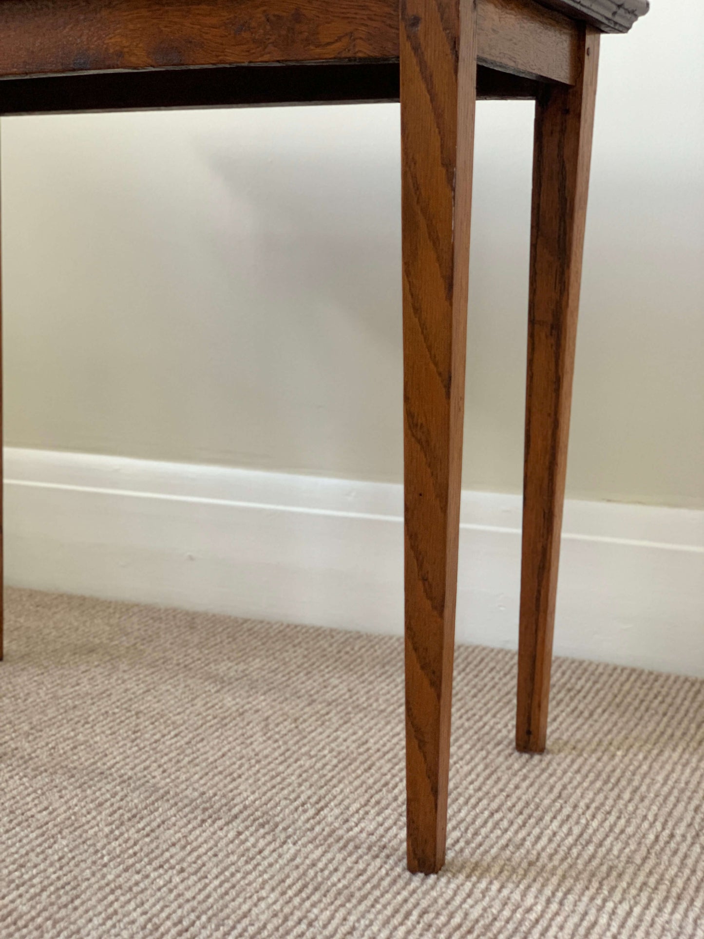 Antique marquetry side table