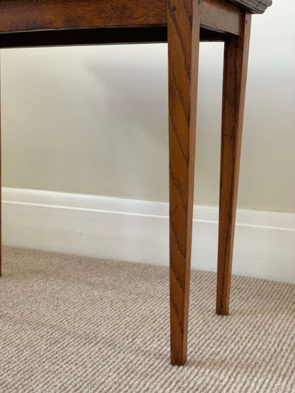 Antique marquetry side table