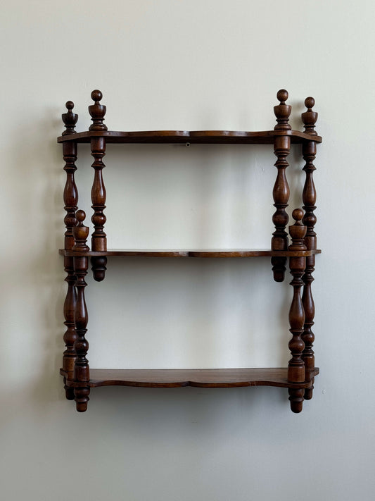 French antique wall-hung shelf