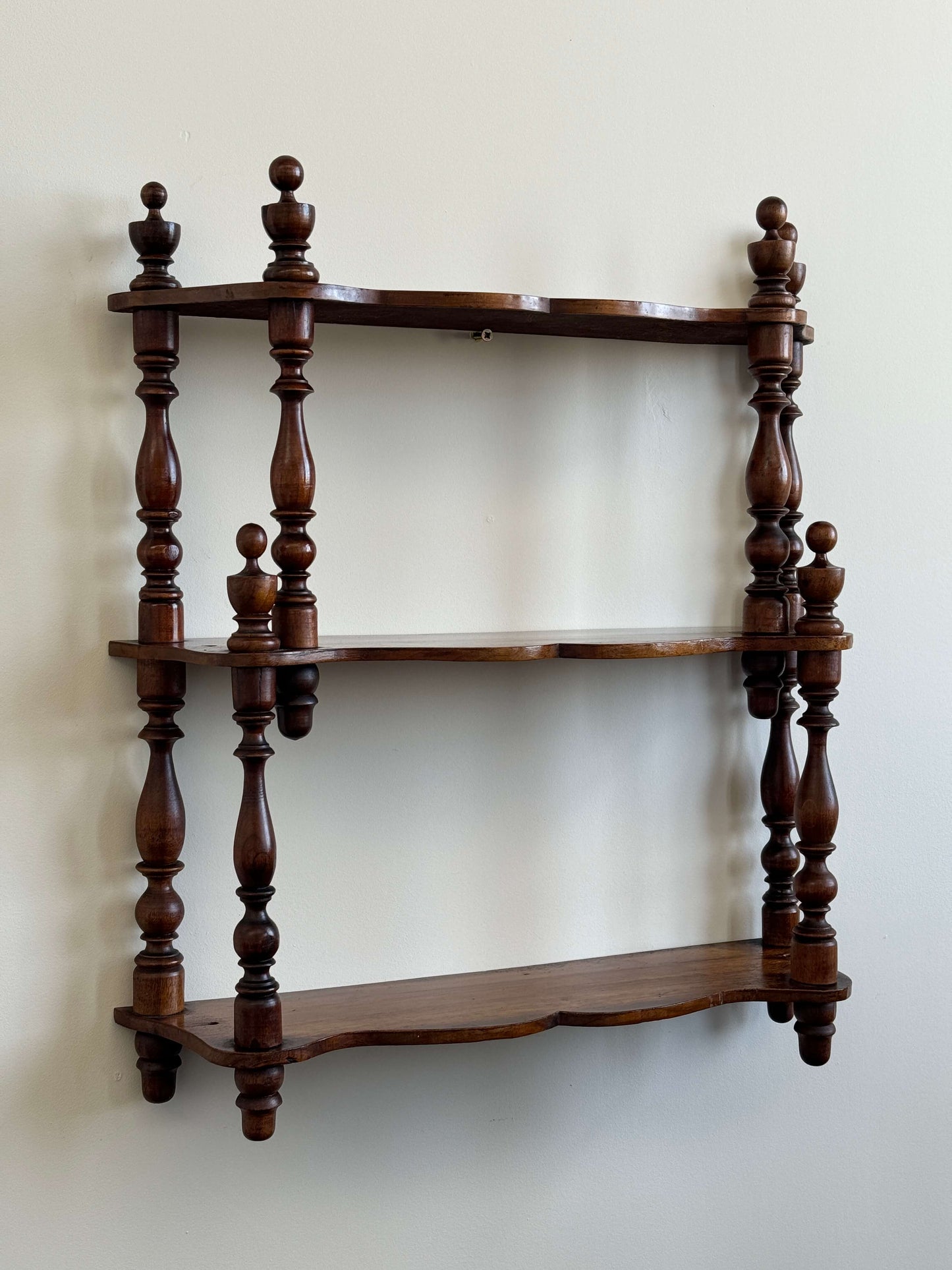 French antique wall-hung shelf