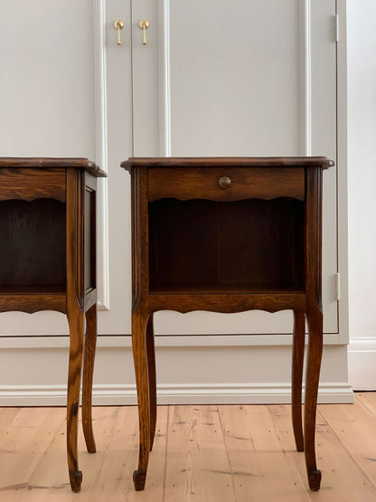 Pair of French vintage bedside tables