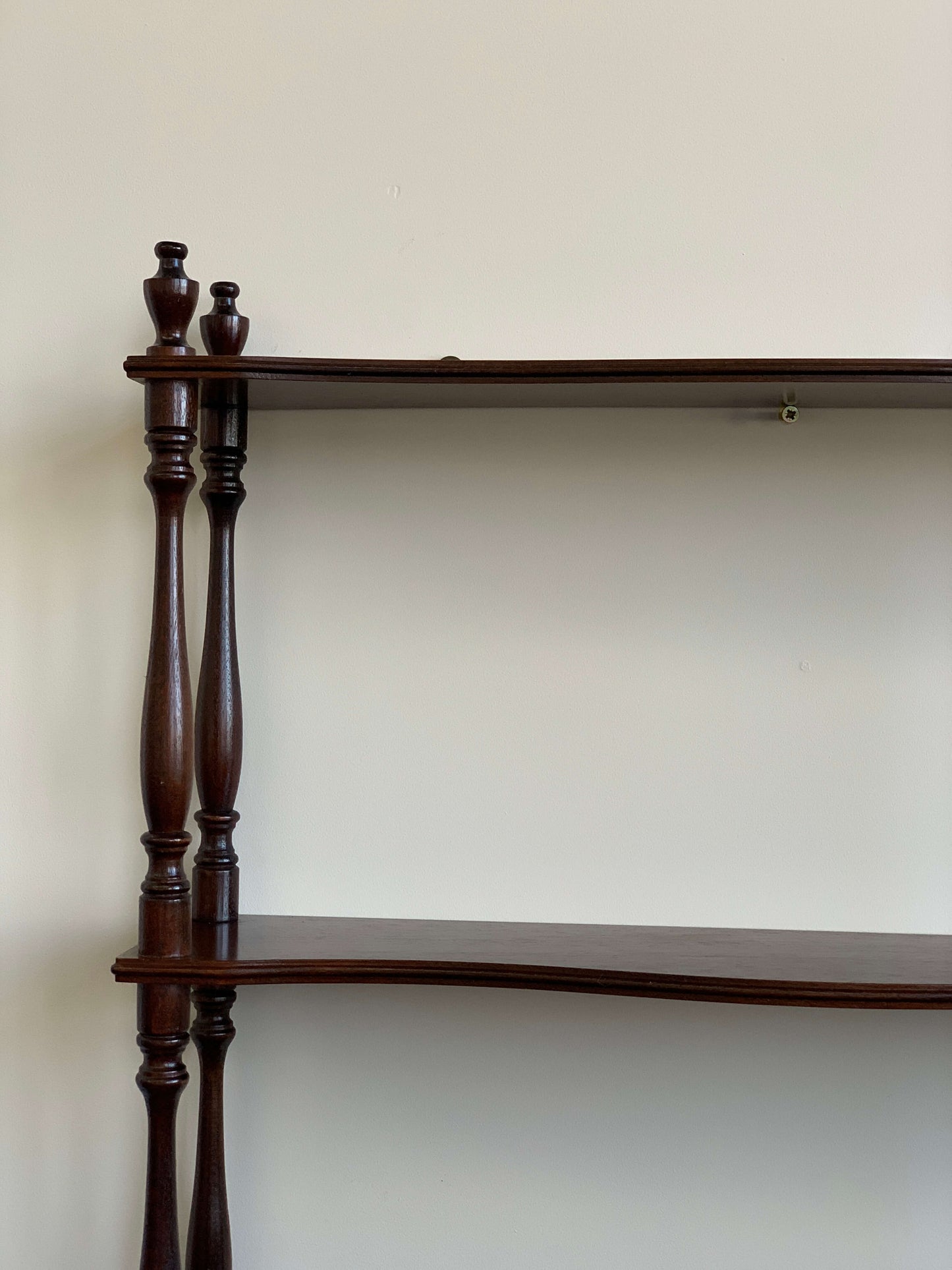 Antique wall-mounted shelf